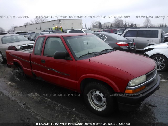 1GCCS19X738197512 - 2003 CHEVROLET S TRUCK S10 RED photo 1