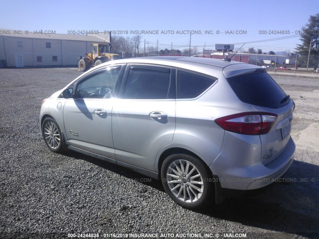 1FADP5CU8DL529196 - 2013 FORD C-MAX SILVER photo 3