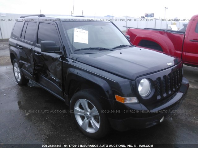 1C4NJPFB7CD530645 - 2012 JEEP PATRIOT LATITUDE BLACK photo 1