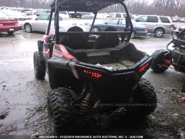 3NSVBE876FF379772 - 2015 POLARIS RZR S 900 EPS RED photo 3