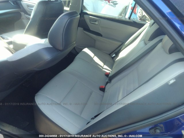 4T1BF1FK2GU573616 - 2016 TOYOTA CAMRY LE/XLE/SE/XSE BLUE photo 8