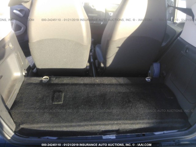WMEEJ31X48K146547 - 2008 SMART FORTWO PURE/PASSION BLUE photo 8