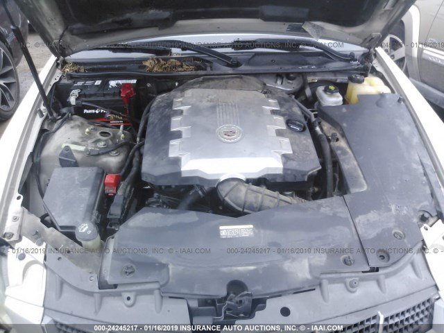 1G6DW67V780161609 - 2008 CADILLAC STS Champagne photo 10