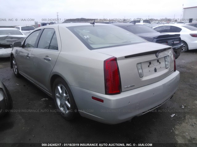 1G6DW67V780161609 - 2008 CADILLAC STS Champagne photo 3