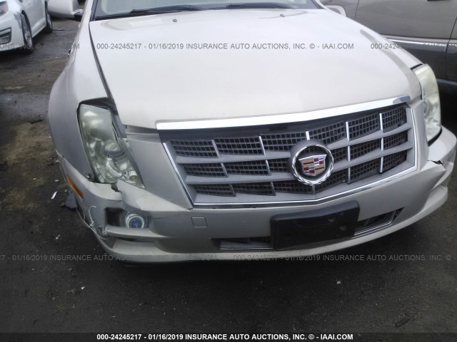 1G6DW67V780161609 - 2008 CADILLAC STS Champagne photo 6