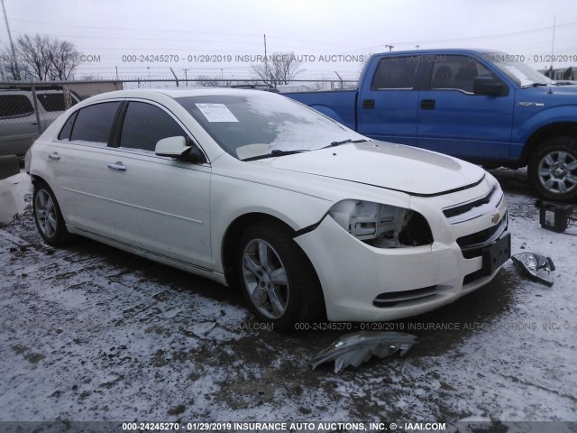 1G1ZD5E01CF292611 - 2012 CHEVROLET MALIBU 2LT WHITE photo 1