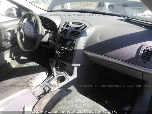 1G1ZT54855F270365 - 2005 CHEVROLET MALIBU LS GRAY photo 5