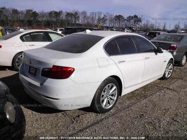 WBA5A7C55FD623437 - 2015 BMW 528 XI WHITE photo 4