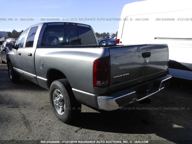 3D7KR28C45G738028 - 2005 DODGE RAM 2500 ST/SLT GRAY photo 3