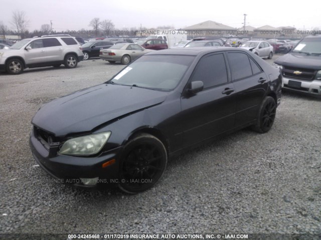 JTHBD182710009836 - 2001 LEXUS IS 300 GRAY photo 2