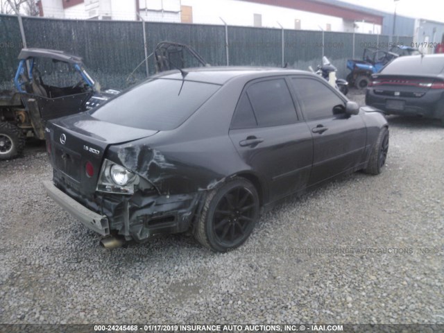 JTHBD182710009836 - 2001 LEXUS IS 300 GRAY photo 4