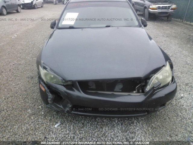 JTHBD182710009836 - 2001 LEXUS IS 300 GRAY photo 6