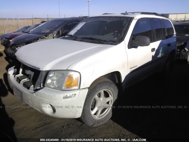 1GKDT13S962268896 - 2006 GMC ENVOY WHITE photo 2