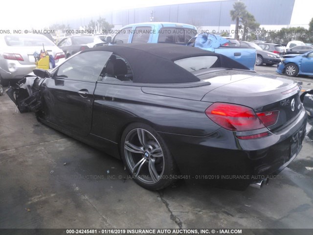 WBSLZ9C53ED651145 - 2014 BMW M6 BLACK photo 3