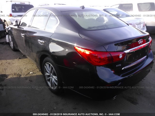 JN1BV7AR5FM422835 - 2015 INFINITI Q50 PREMIUM/SPORT BLACK photo 3