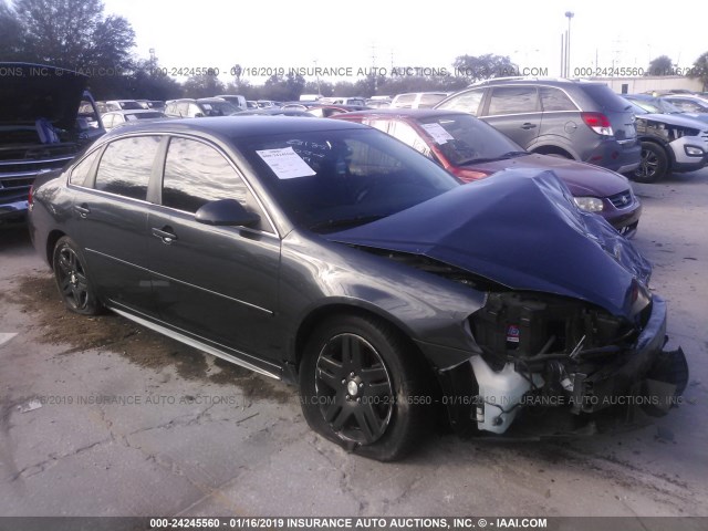 2G1WG5E35D1219366 - 2013 CHEVROLET IMPALA LT GRAY photo 1