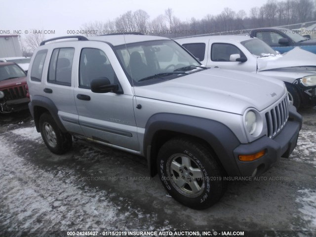 1J4GL48K03W558798 - 2003 JEEP LIBERTY SPORT/FREEDOM SILVER photo 1