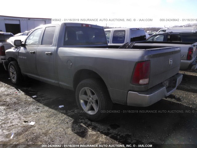 1C6RD7FP1CS129258 - 2012 DODGE RAM 1500 ST GRAY photo 3