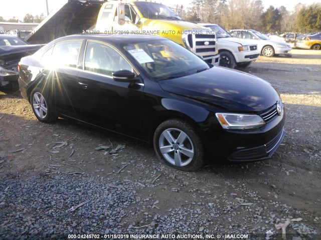 3VWLL7AJ7DM447042 - 2013 VOLKSWAGEN JETTA TDI BLACK photo 1