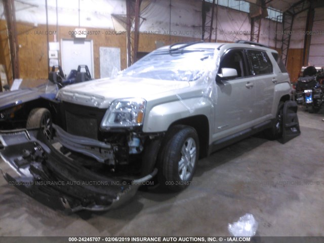 2GKALREK3E6303626 - 2014 GMC TERRAIN SLE TAN photo 2