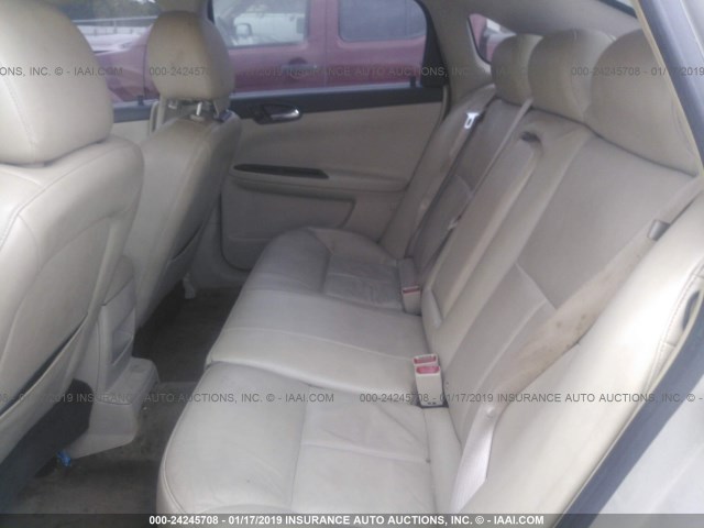 2G1WC5EM2A1152192 - 2010 CHEVROLET IMPALA LTZ TAN photo 8