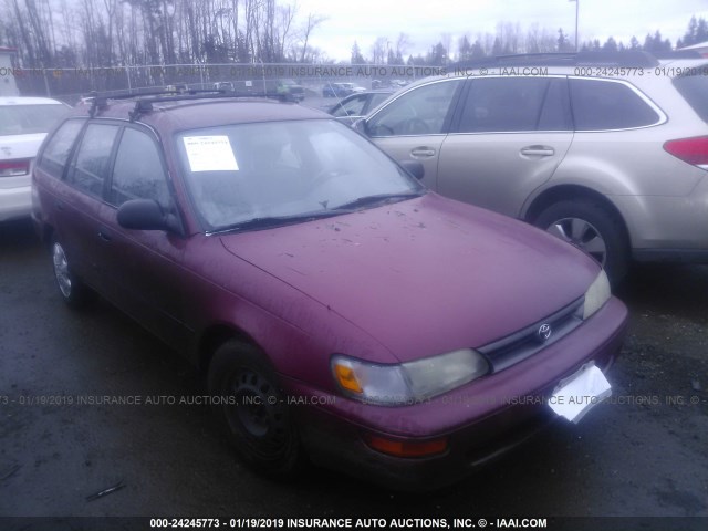 JT2AE09V7S0084852 - 1995 TOYOTA COROLLA DX RED photo 1