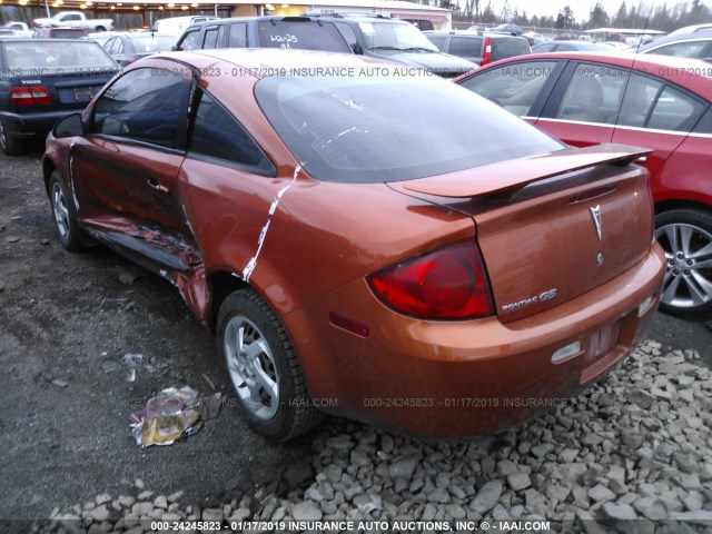 1G2AL15F877215551 - 2007 PONTIAC G5 ORANGE photo 3