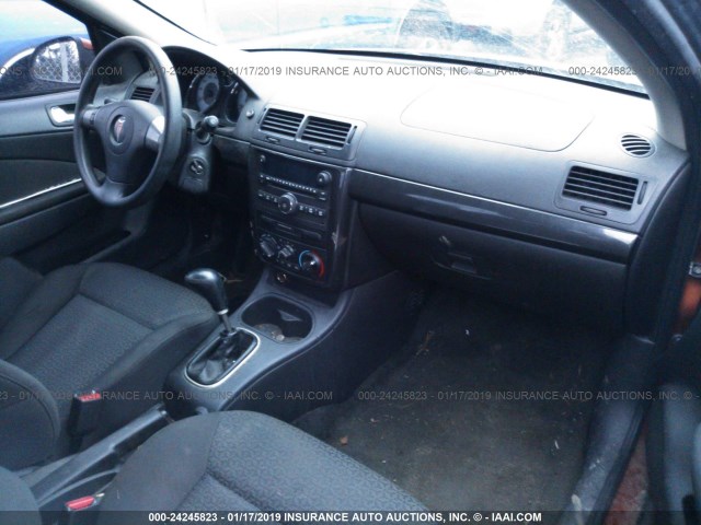 1G2AL15F877215551 - 2007 PONTIAC G5 ORANGE photo 5