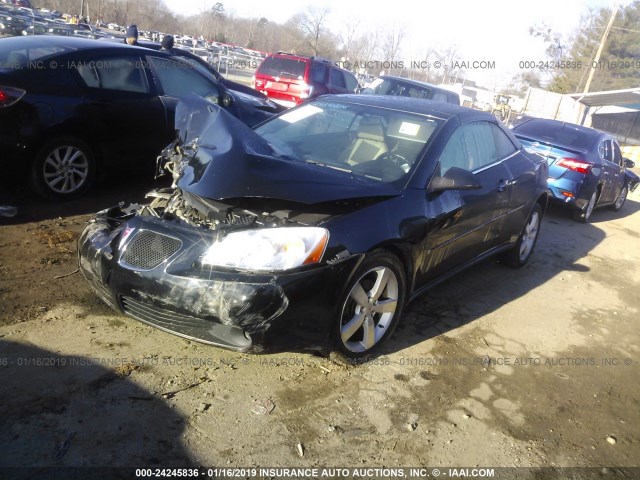 1G2ZH358164287919 - 2006 PONTIAC G6 GT BLACK photo 2