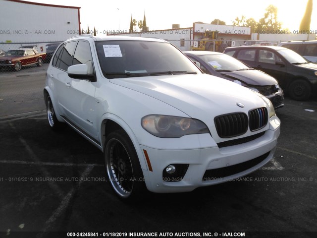 5UXZV8C50BLL67933 - 2011 BMW X5 XDRIVE50I WHITE photo 1