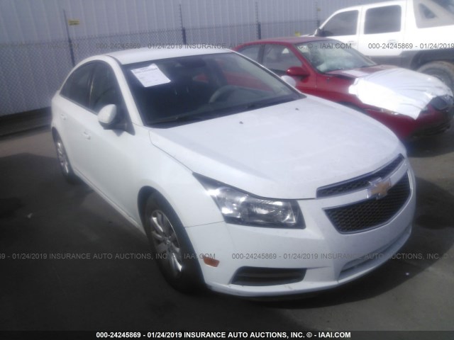 1G1PF5S93B7295376 - 2011 CHEVROLET CRUZE LT WHITE photo 1