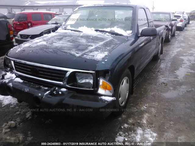 4TAVL52N8TZ130283 - 1996 TOYOTA TACOMA XTRACAB Dark Blue photo 6