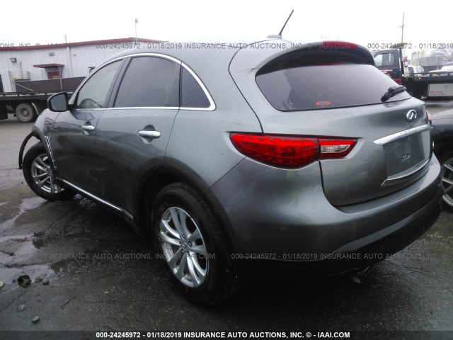 JN8CS1MW3GM751872 - 2016 INFINITI QX70 GRAY photo 3