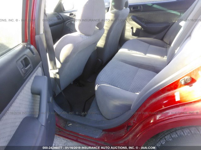 1HGES16385L017403 - 2005 HONDA CIVIC DX VP Qırmızı foto 8