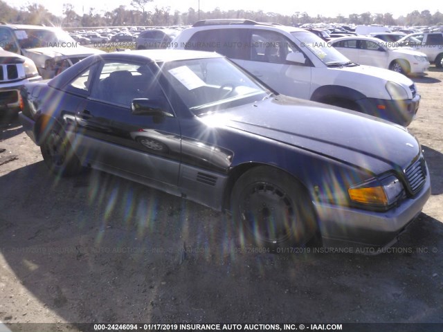 WDBFA61E6MF021084 - 1991 MERCEDES-BENZ 300 SL BLACK photo 1