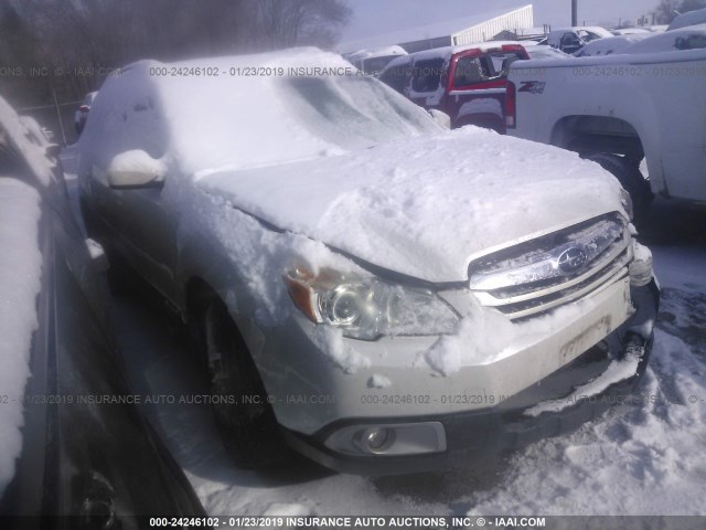 4S4BRDKCXB2429551 - 2011 SUBARU OUTBACK 3.6R LIMITED WHITE photo 1