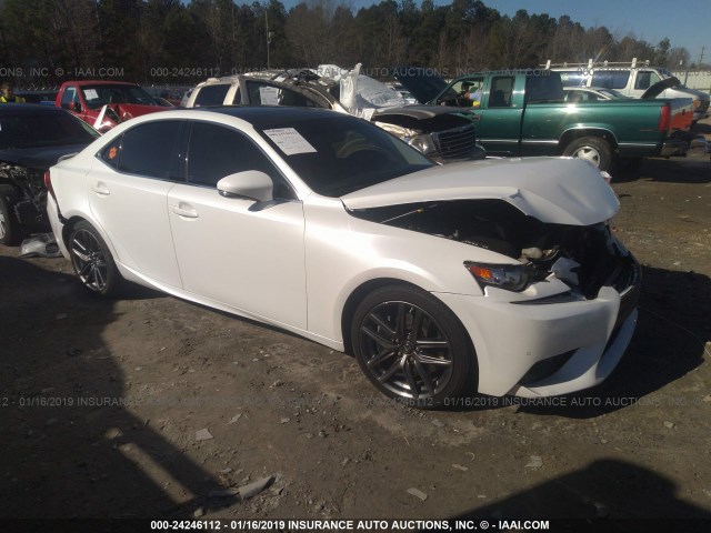 JTHBE1D28E5002552 - 2014 LEXUS IS 350 WHITE photo 1