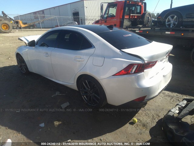 JTHBE1D28E5002552 - 2014 LEXUS IS 350 WHITE photo 3