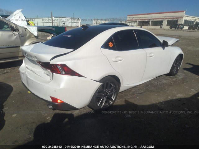 JTHBE1D28E5002552 - 2014 LEXUS IS 350 WHITE photo 4