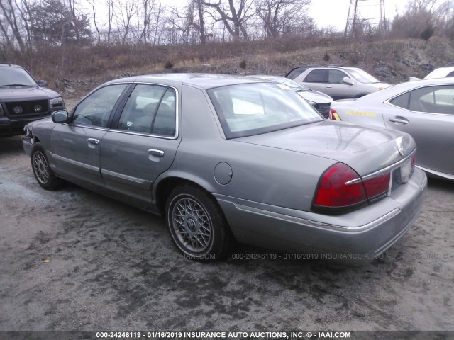 2MEFM74W6XX716059 - 1999 MERCURY GRAND MARQUIS GS GRAY photo 3