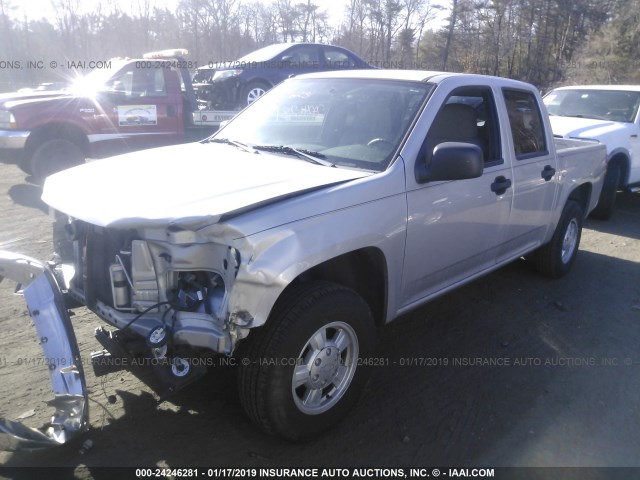 1GCCS138X58105295 - 2005 CHEVROLET COLORADO Champagne photo 2