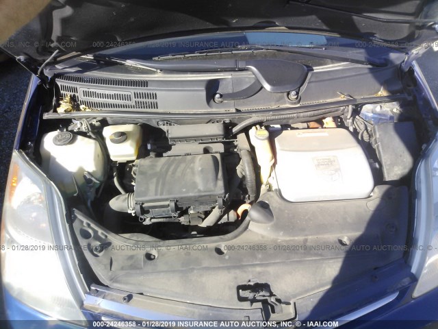 JTDKB20U197870877 - 2009 TOYOTA PRIUS BLUE photo 10