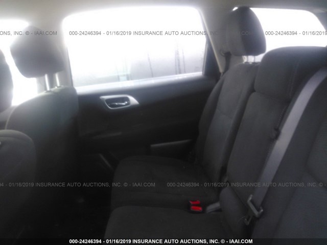 5N1AR2MM6DC636828 - 2013 NISSAN PATHFINDER S/SV/SL/PLATINUM SILVER photo 8