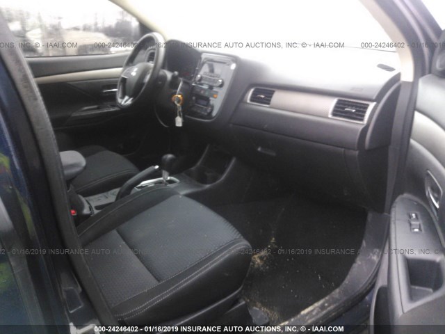 JA4AD2A31GZ022103 - 2016 MITSUBISHI OUTLANDER ES BLUE photo 5