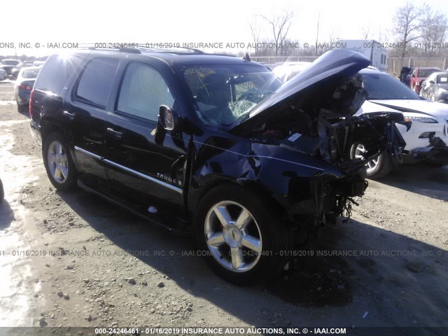 1GNFK13007J219347 - 2007 CHEVROLET TAHOE K1500 BLACK photo 1