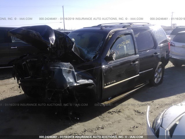 1GNFK13007J219347 - 2007 CHEVROLET TAHOE K1500 BLACK photo 2