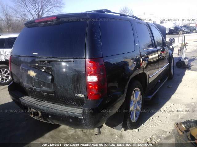 1GNFK13007J219347 - 2007 CHEVROLET TAHOE K1500 BLACK photo 4