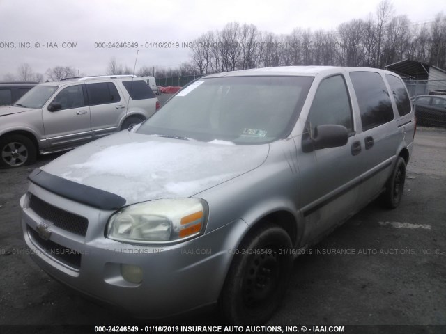 1GNDV23L76D210298 - 2006 CHEVROLET UPLANDER LS SILVER photo 2