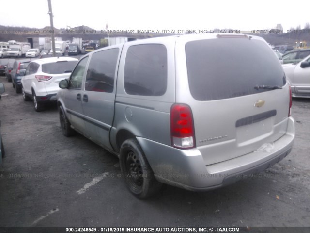 1GNDV23L76D210298 - 2006 CHEVROLET UPLANDER LS SILVER photo 3