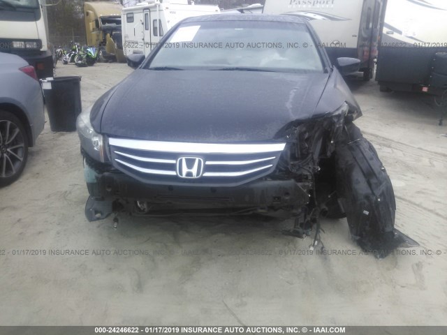1HGCP3F81CA001570 - 2012 HONDA ACCORD EXL BLACK photo 6